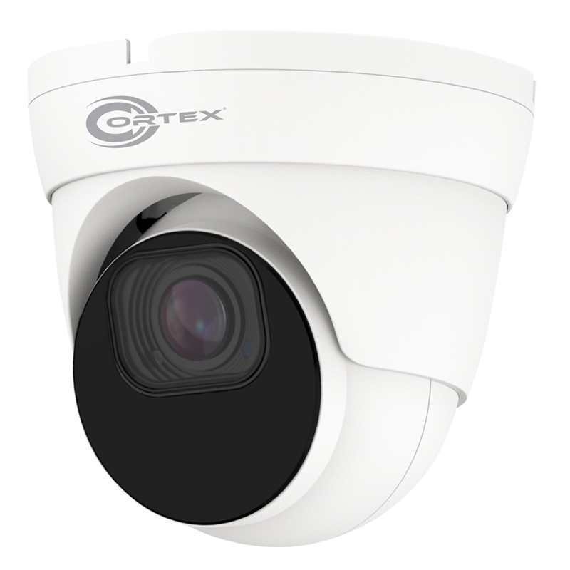 Cortex Medallion 5MP IP Motorized Zoom Auto Focus Varifocal Turret Network Camera with 2.8-12mm lens and Essential AI