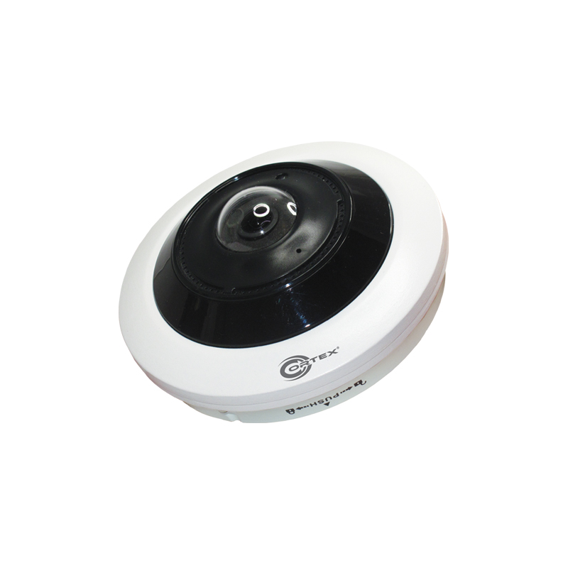 Medallion 8MP IP Indoor Fish Eye Network Camera with 360° panoramic view and PoE