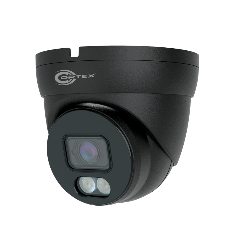 COR-IP5TRFG Medallion 5MP IP Network Turret Camera with ColorMAX 24/7 Color, 2.8mm wide angle lens and built-in microphone