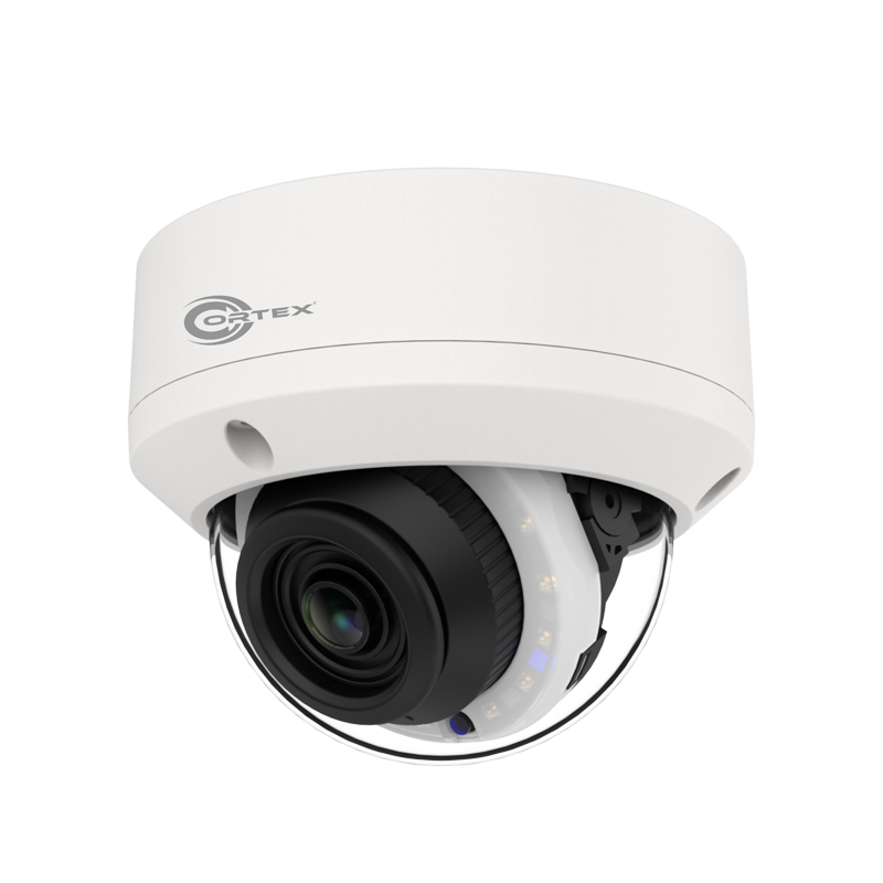 IP5DF Medallion 5MP Network IP Vandal Dome Camera with ColorMAX Dual lighting and 2.8mm wide angle lens & advanced AI