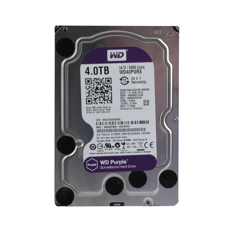 4TB Western Digital Purple Hard Drive