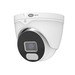 COR-IP5TRFE  5MP -  5 Megapixel Medallion Series Outdoor IP Turret Dome Camera with 2.8mm fixed lens and built in microphone